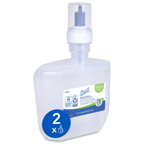 Soap Scott Essential Foaming 1,200 mL Dispenser Refill Bottle Unscented