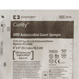 Antibacterial Gauze Sponge Curity™ AMD™ 4 X 4 Inch 12-Ply Sterile 10 per Tray - BeHope