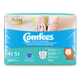 Male Toddler Training Pants Comfees® Pull On with Tear Away Seams Size 4T to 5T Disposable Moderate Absorbency - BeHope