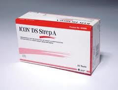 Respiratory Test Kit Icon® DS Strep A Test 25 Tests CLIA Waived Sample Dependent - BeHope