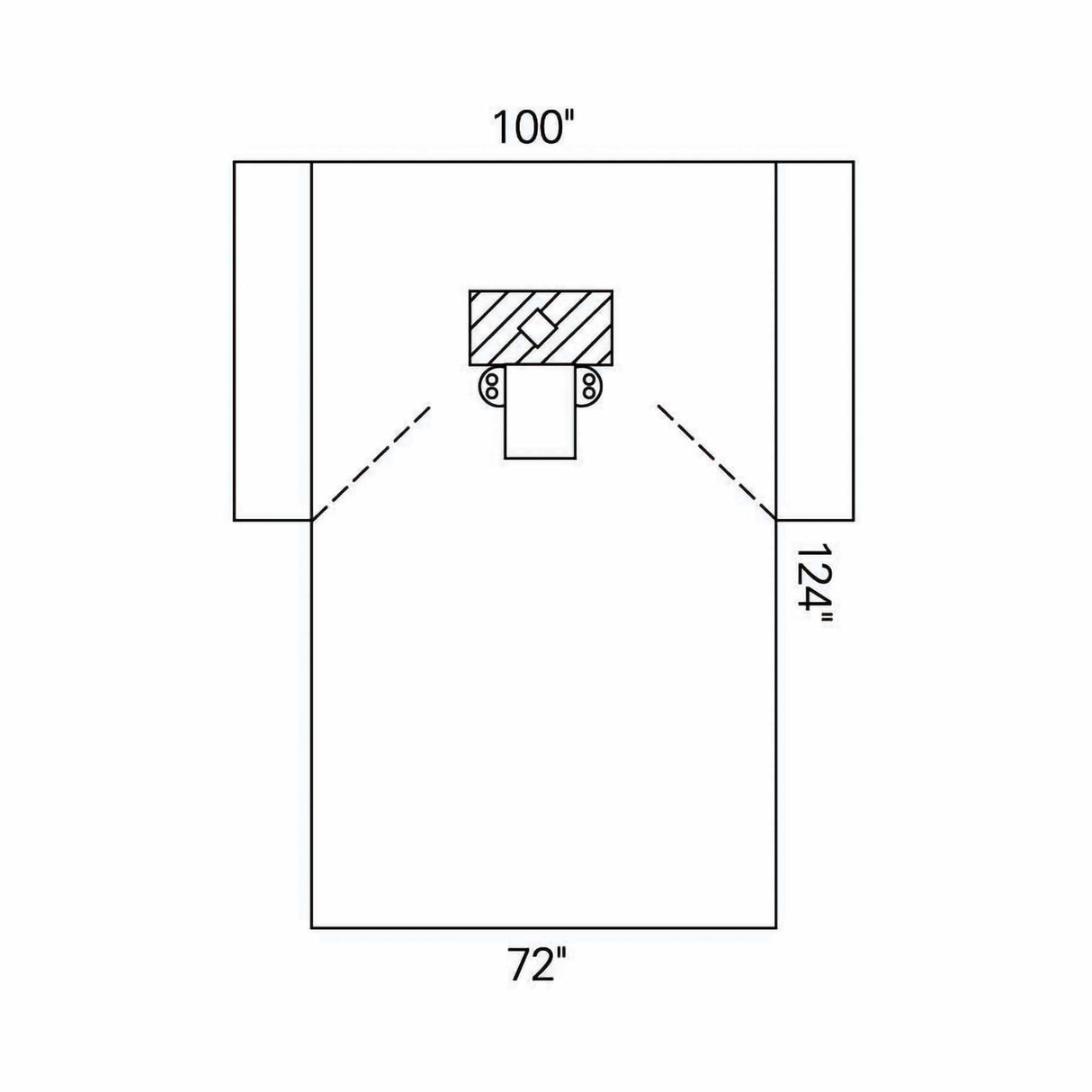 EENT Drape Thyroid Drape 100 W X 72 W X 124 L Inch Sterile - BeHope