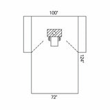 EENT Drape Thyroid Drape 100 W X 72 W X 124 L Inch Sterile - BeHope