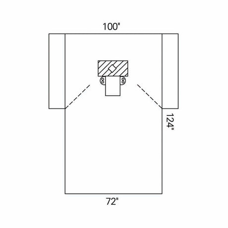 EENT Drape Thyroid Drape 100 W X 72 W X 124 L Inch Sterile - BeHope