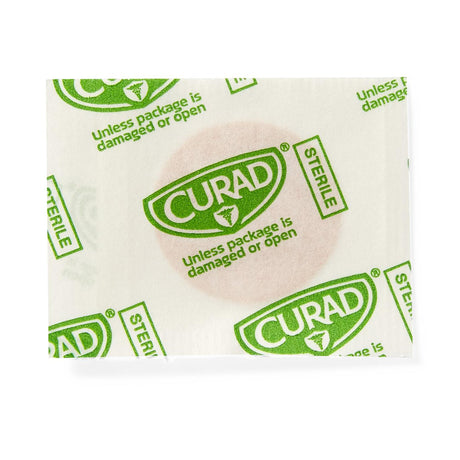 Adhesive Spot Bandage CuradÂ® Plastic Tan 7/8 Inch Diameter Sterile - BeHope