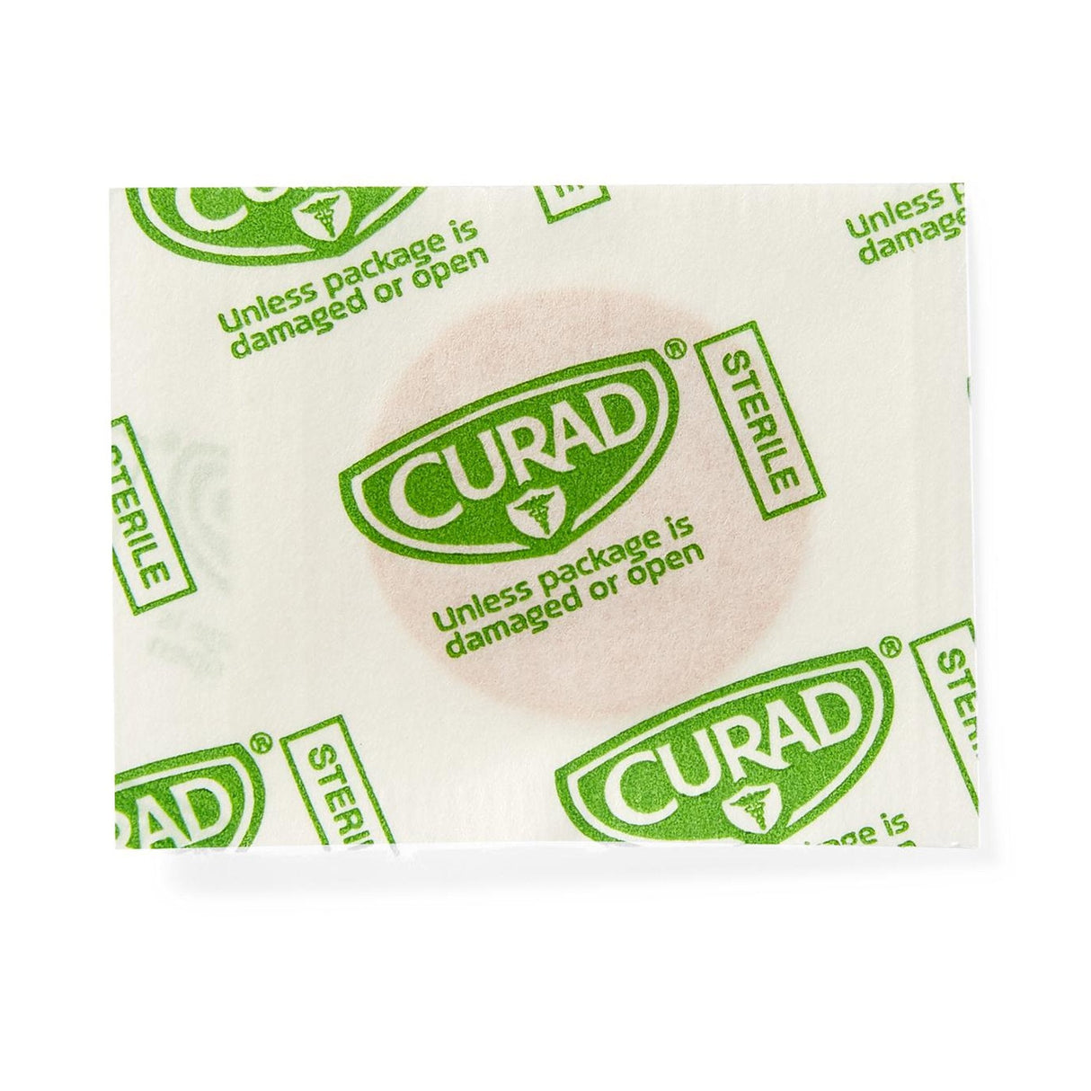 Adhesive Spot Bandage Curadâ® Plastic Tan 7/8 Inch Diameter Sterile