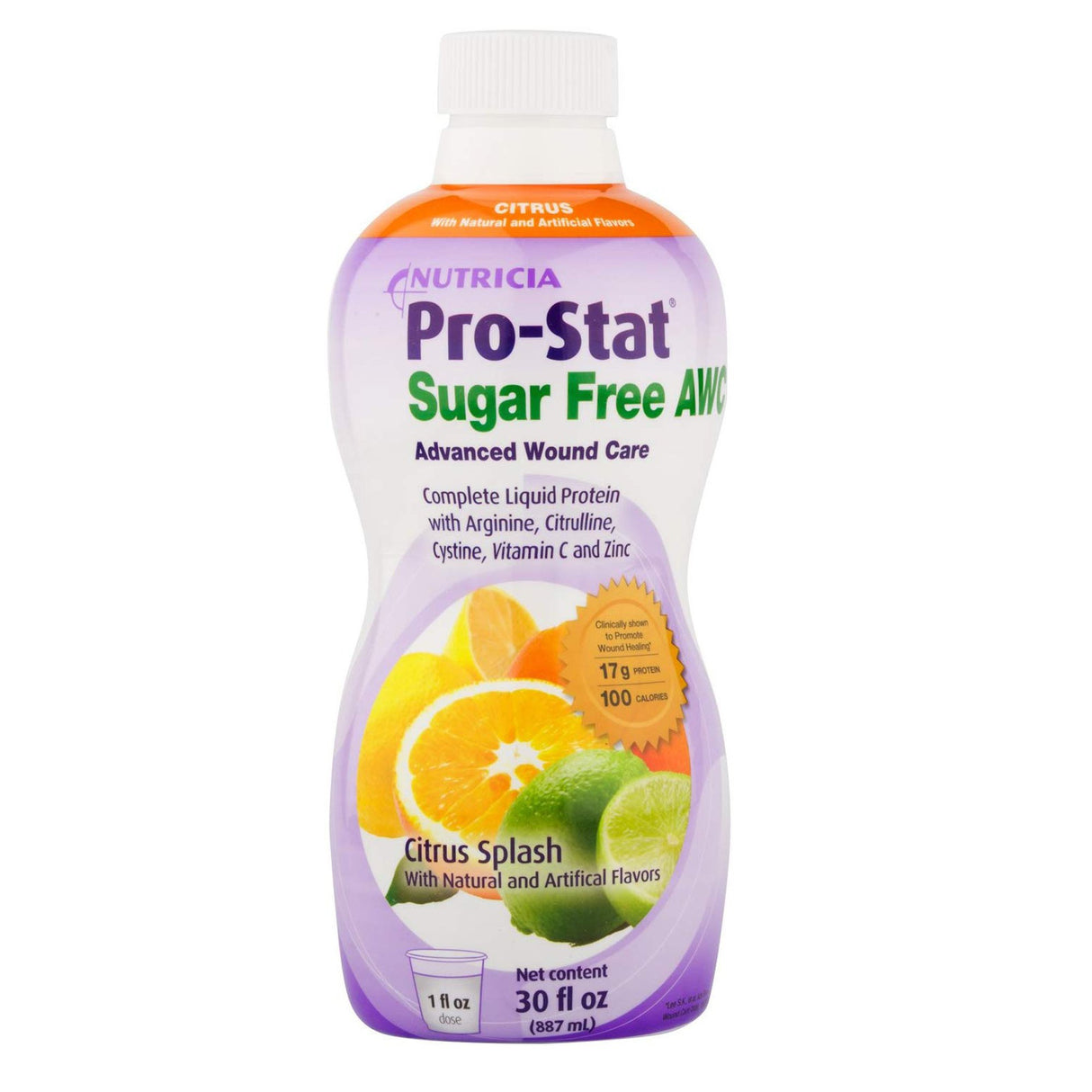Oral Supplement Pro-Stat® AWC Citrus Splash Flavor Liquid 30 oz. Bottle - BeHope