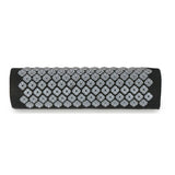 Kanjo Acupressure Mat Set Large Black / White Cotton-Linen Fabric / Memory Foam / Plastic Mat: 24 X 34 Inch / Pillow: 6 X 22 Inch - BeHope
