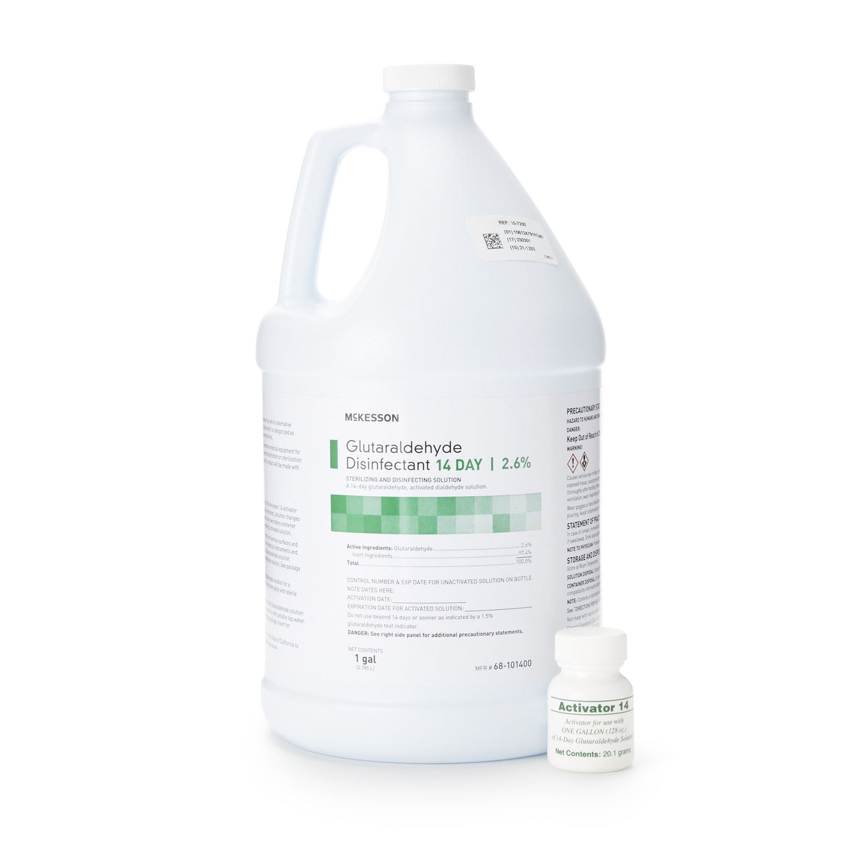 Glutaraldehyde High-Level Disinfectant Solution McKesson 14-Day Activated - BeHope