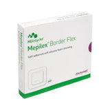 Foam Dressing Mepilex® Border Flex 5.1 X 6.3 Inch With Border Film Backing Silicone Adhesive Oval Sterile - BeHope