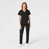 Scrub Pants Wink™ W123 Cargo Medium Black Female - Behope