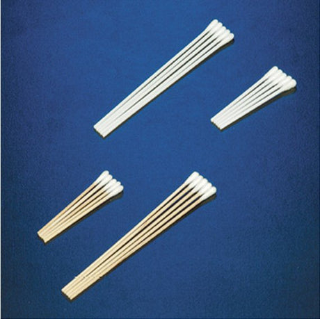 Swabstick Cotton Tip Wood Shaft 3 Inch Sterile 10 per Pack - BeHope