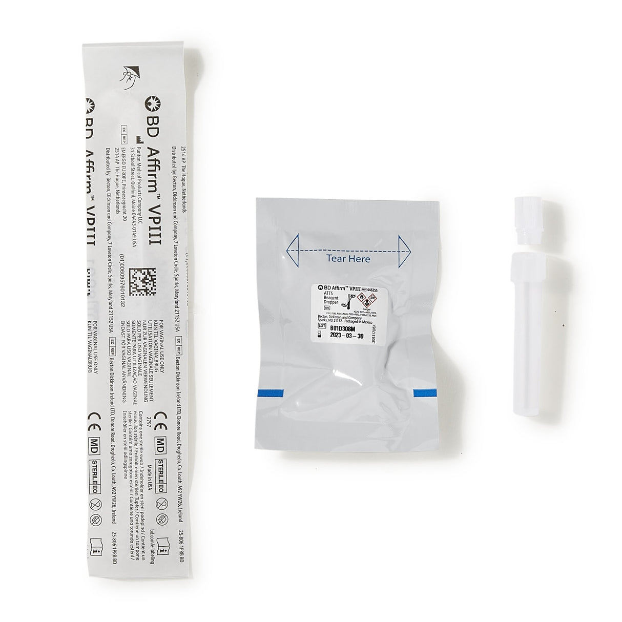 Specimen Collection and Transport Kit BD Affirm™ VPIII 0.3 mL Collection Tube Sterile - BeHope