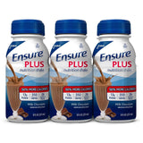 Oral Supplement Ensure® Plus Therapeutic Nutrition Milk Chocolate Flavor Liquid 8 oz. Bottle - BeHope