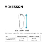 Dorsal Night Splint McKesson Small / Medium Hook and Loop Closure Male 4 to 8-1/2 / Female 5 to 9-1/2 Foot - BeHope