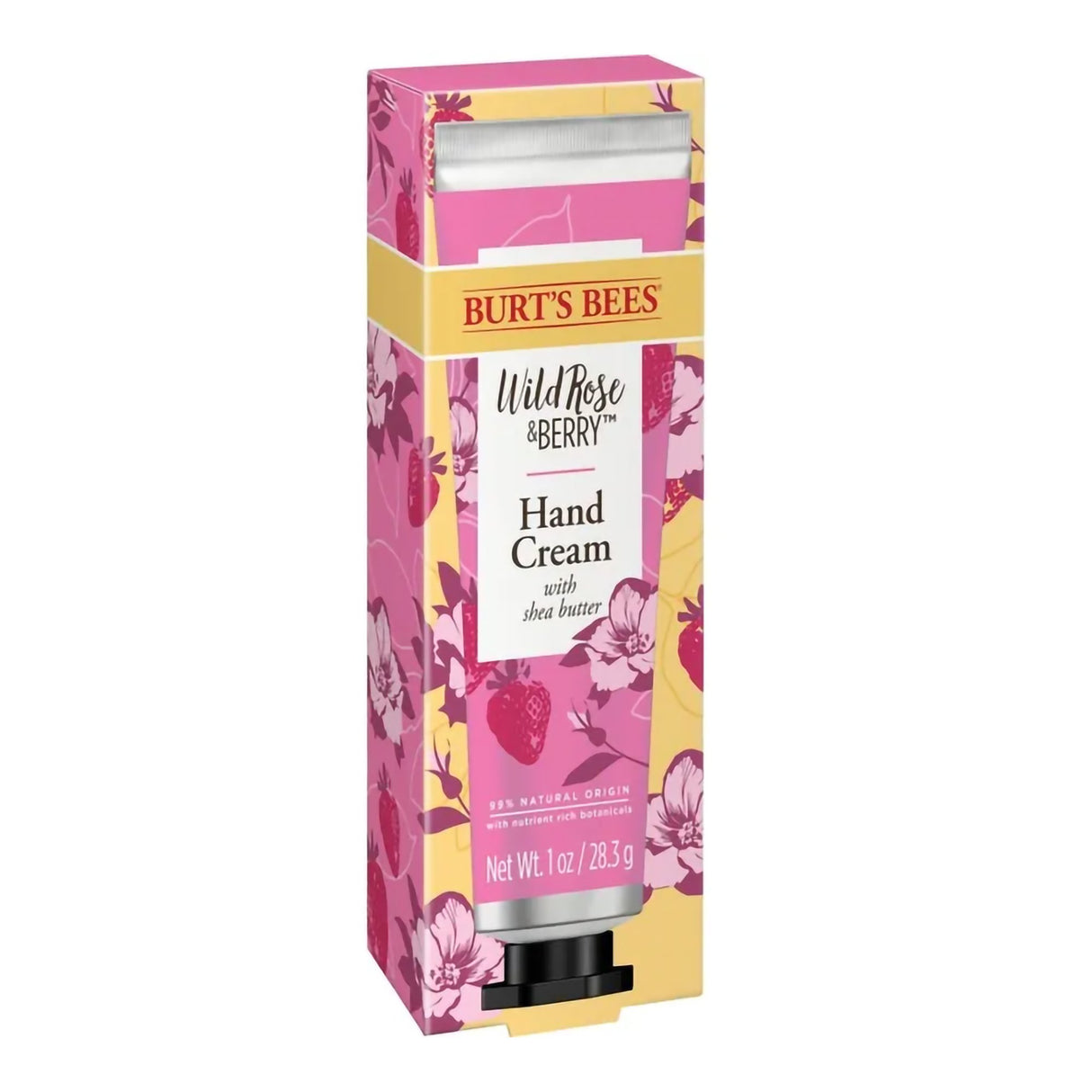 Hand Moisturizer Burt's Bees Wild Rose and Berry 1 oz. Tube Floral Scent Cream