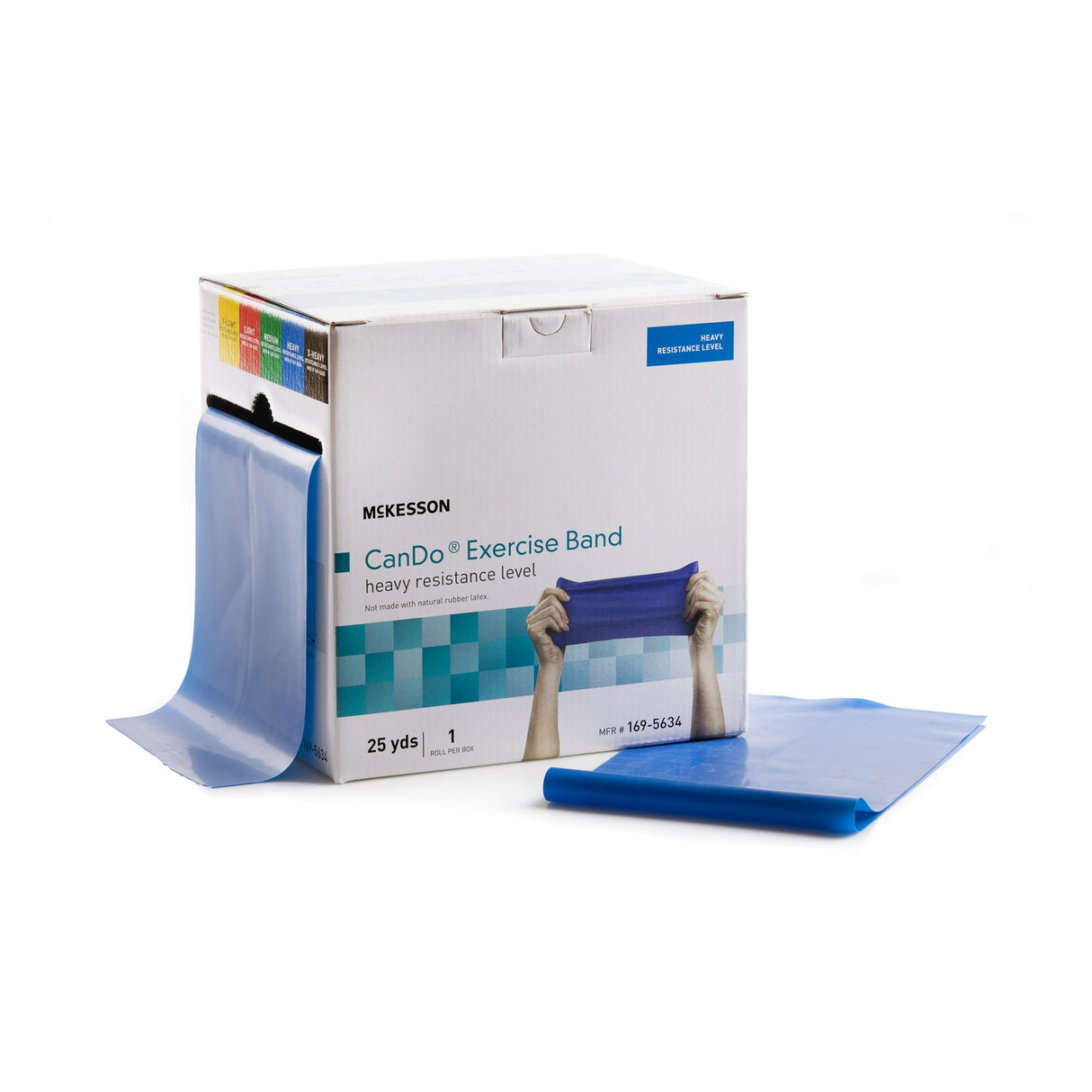Exercise Resistance Band McKesson CanDo® Blue 5 Inch X 25 Yard Heavy Resistance - BeHope