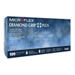Exam Glove Diamond Grip Plus™ Small NonSterile Latex Standard Cuff Length Fully Textured White Not Rated - BeHope