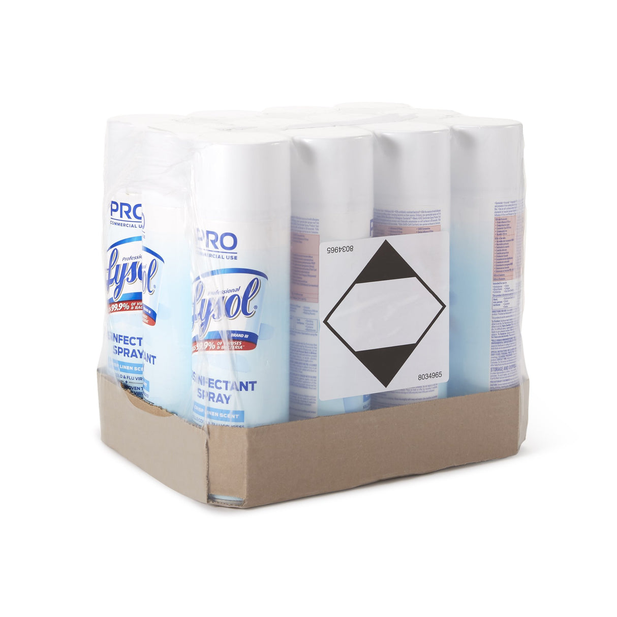 Surface Disinfectant Professional Lysol® Alcohol Based Aerosol Spray Liquid 19 oz. Can Crisp Linen Scent NonSterile - BeHope