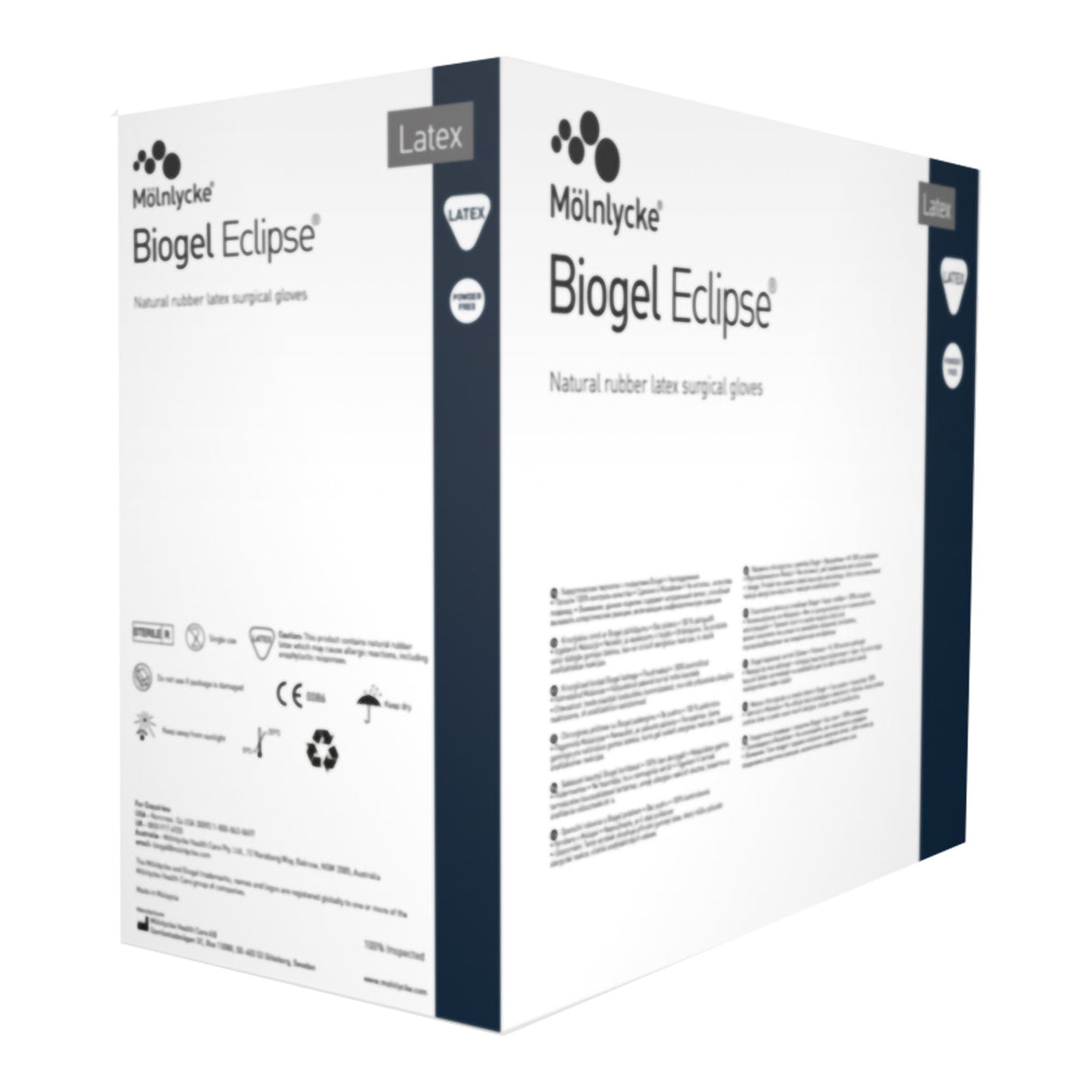 Surgical Glove Biogel® Eclipse™ Size 7.5 Sterile Latex Standard Cuff Length Micro-Textured Straw Not Chemo Approved - BeHope