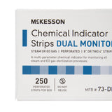 McKesson Sterilization Chemical Indicator Strip Steam / EO Gas 8 Inch Length - BeHope