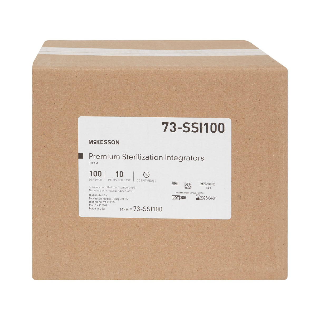 McKesson Sterilization Chemical Integrator Strip Steam 4 Inch Length - BeHope