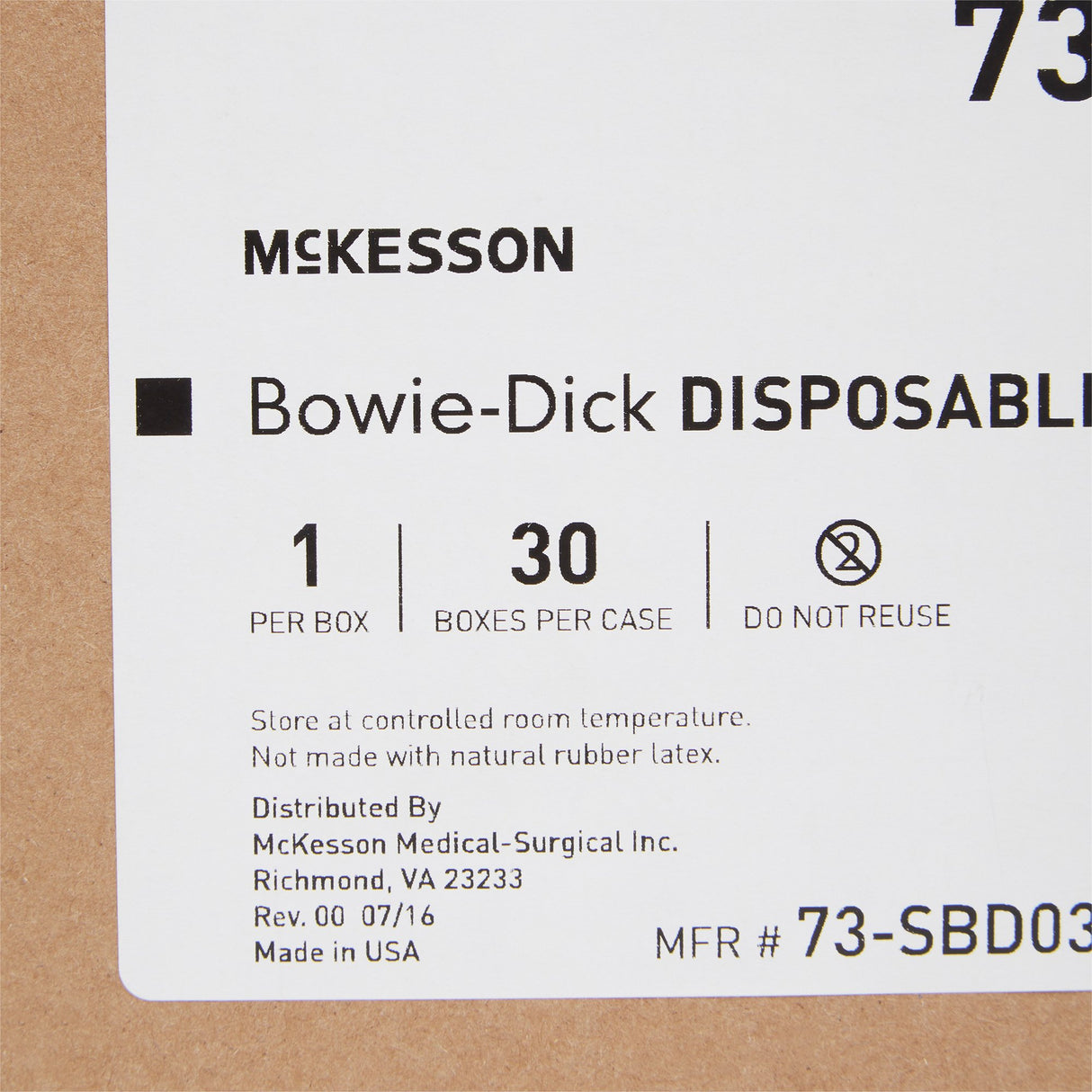 McKesson Sterilization Bowie-Dick Test Pack Steam - BeHope