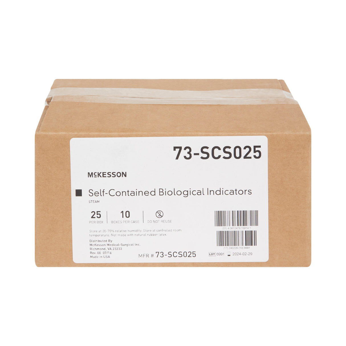 McKesson Sterilization Biological Indicator Vial Steam - BeHope