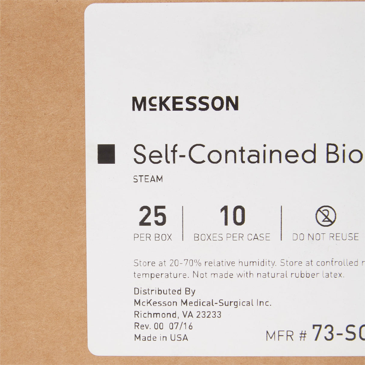 McKesson Sterilization Biological Indicator Vial Steam - BeHope