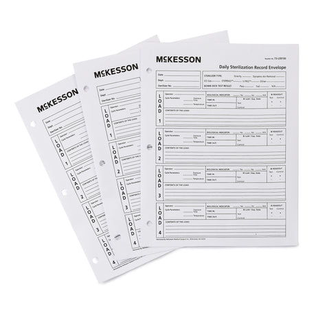 McKesson Daily Sterilization Record Envelope - BeHope