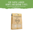 Adhesive Strip Patch™ Bamboo Tan 2 X 3 Inch / 3 X 3 Inch Sterile - BeHope