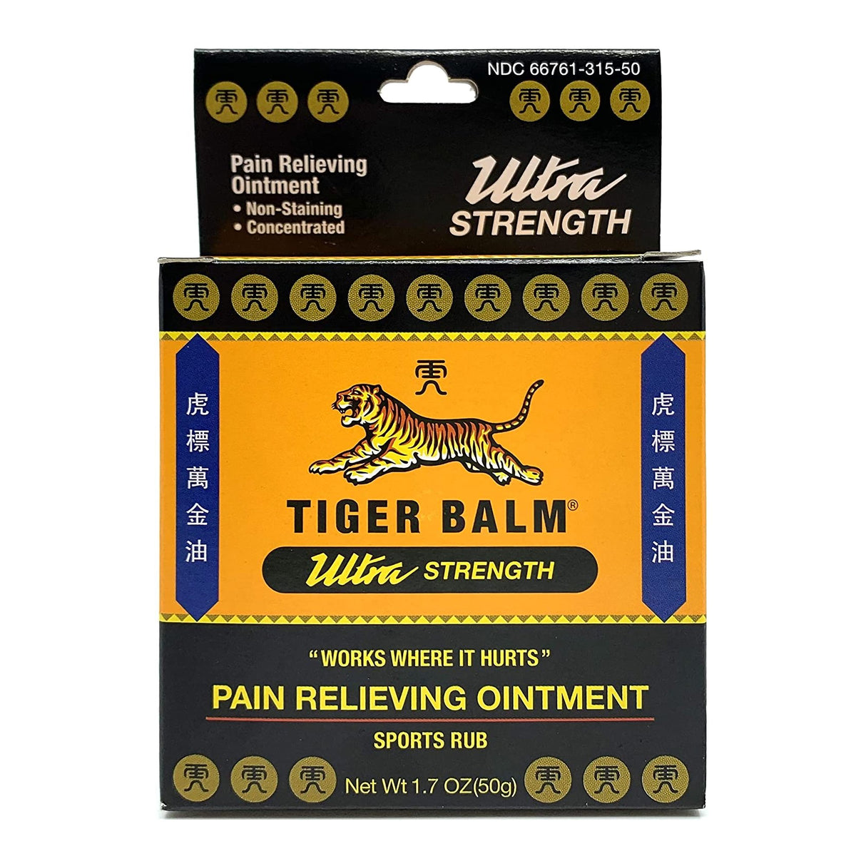 Topical Pain Relief Tiger Balm® Ultra 11% - 11% Strength Camphor / Menthol Ointment 50 Gram - BeHope