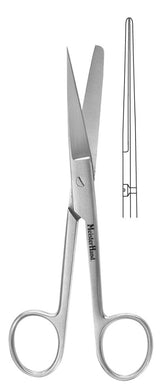 Operating Scissors Meisterhand® Surgical Grade German Stainless Steel Nonsterile Finger Ring Handle - BeHope