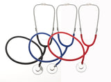 General Exam Stethoscope Medline® Black 1-Tube 22 Inch Tube Single Sided Chestpiece - BeHope
