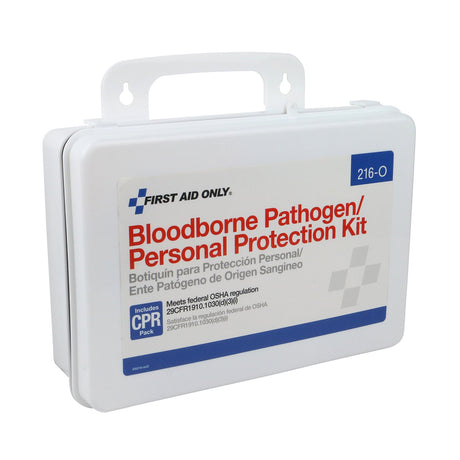 Bloodborne Pathogen Spill Clean Up / Personal Protection With CPR Pack Kit First Aid Only - BeHope