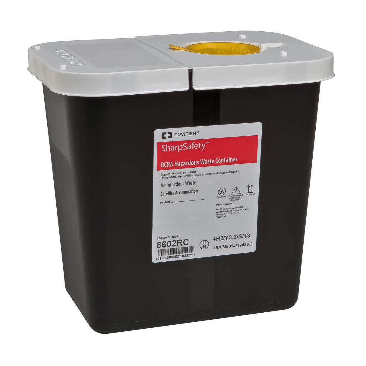 RCRA Waste Container Sharpsafety™ DOT Compliant Tamper Evident Label - BeHope