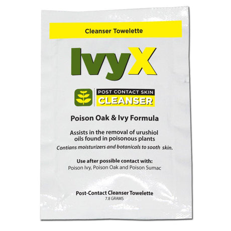 Itch Relief IvyX™ Post-Contact Towelette 25 per Box Individual Packet - BeHope