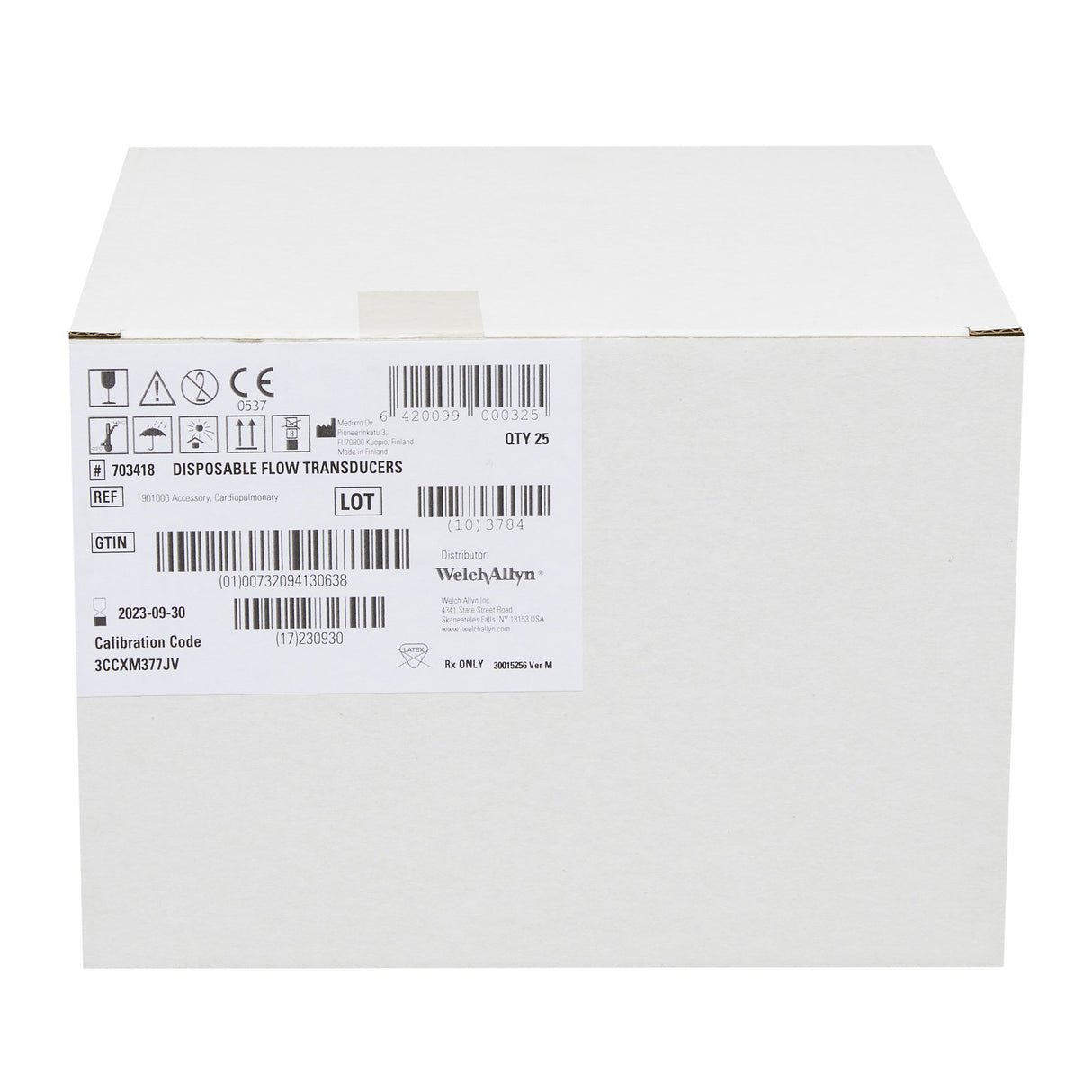 Flow Transducer Welch Allyn Spiroperfect™ Disposable Workstation Compatible - BeHope