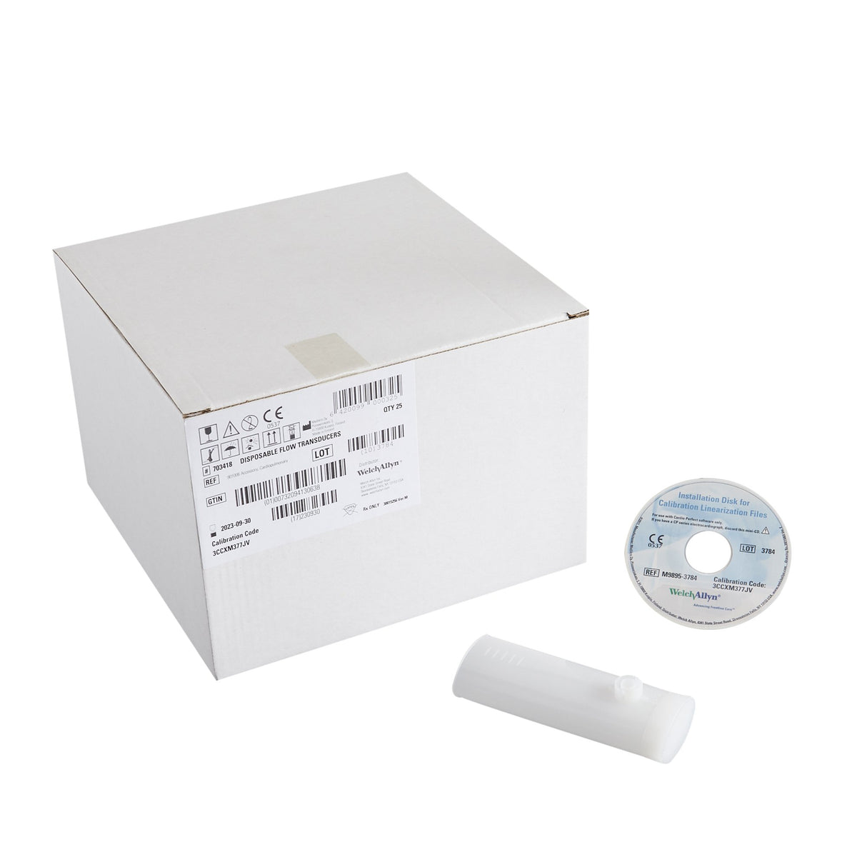 Flow Transducer Welch Allyn Spiroperfect™ Disposable Workstation Compatible - BeHope