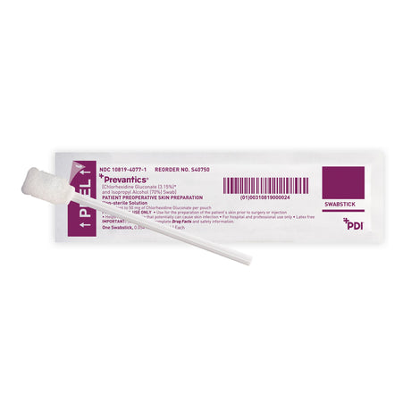 Prevantics® Chlorhexidine Gluconate Isopropyl Alcohol Antiseptic Swabstick - BeHope