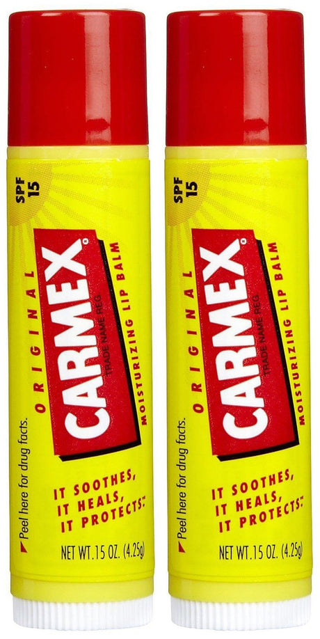 Lip Balm Carmex Medicated SPF 15 Protects Soothes and Hydrates Lips - BeHope