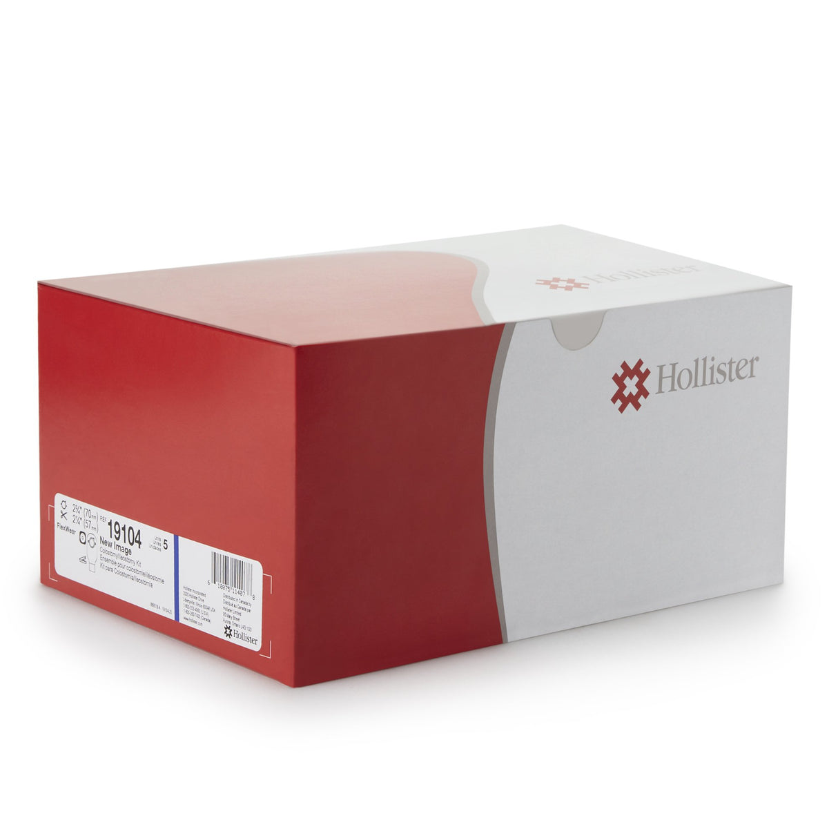 Ileostomy / Colostomy Pouch New Image™ Two-Piece System 12 Inch Length Flat, Trim to Fit 2-1/4 Inch Stoma Drainable - BeHope