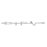 Iv Solution Set W/clearlink Luer Inject Site & Male Luer Lock Adapter And Roller Clamp 76" Length 10 Drop Each - BeHope