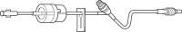 Iv Control-a-flo Regulator Extension Set W/clearlink Luer Activated Valve & Luer Lock Adapter 19" Length Case/48 Each - BeHope