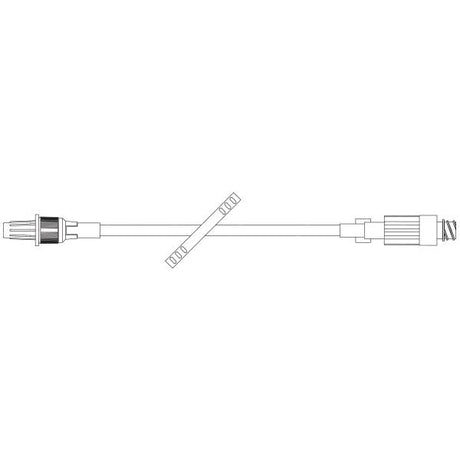 Iv Standard Bore Catheter Extension Set W/clearlink Luer Activated Valve & Luerlock Adapter 6" Length Case/50 Each - BeHope