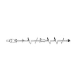 Iv Continu-flo Solution Set W/three Clearlink Luer Activated Valve & Luer Lock Adapter With Retractable Collar 107" Length 10 Drop Case/48 Each - BeHope