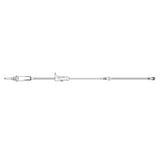 IV Pump Set Vista® Pump Without Ports 15 Drops / mL Drip Rate Without Filter 108 Inch Tubing Solution - BeHope