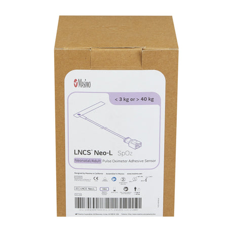 SpO2 Sensor Lncs® Finger Adult / Infant / Pediatric Single Patient Use 3 Foot Cord - BeHope
