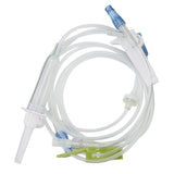 Primary IV Administration Set LifeShield® Gravity 3 Ports 15 Drops / mL Drip Rate Without Filter 100 Inch Tubing Solution - BeHope