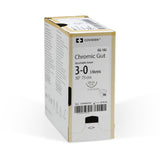 Absorbable Suture with Needle Premium Chromic Gut P-12 3/8 Circle Precision Reverse Cutting Needle Size 4-0 Monofilament - BeHope