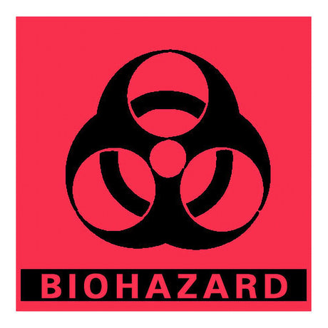 Barkley® Pre-printed Biohazard Caution Label High Visibility Paper - BeHope